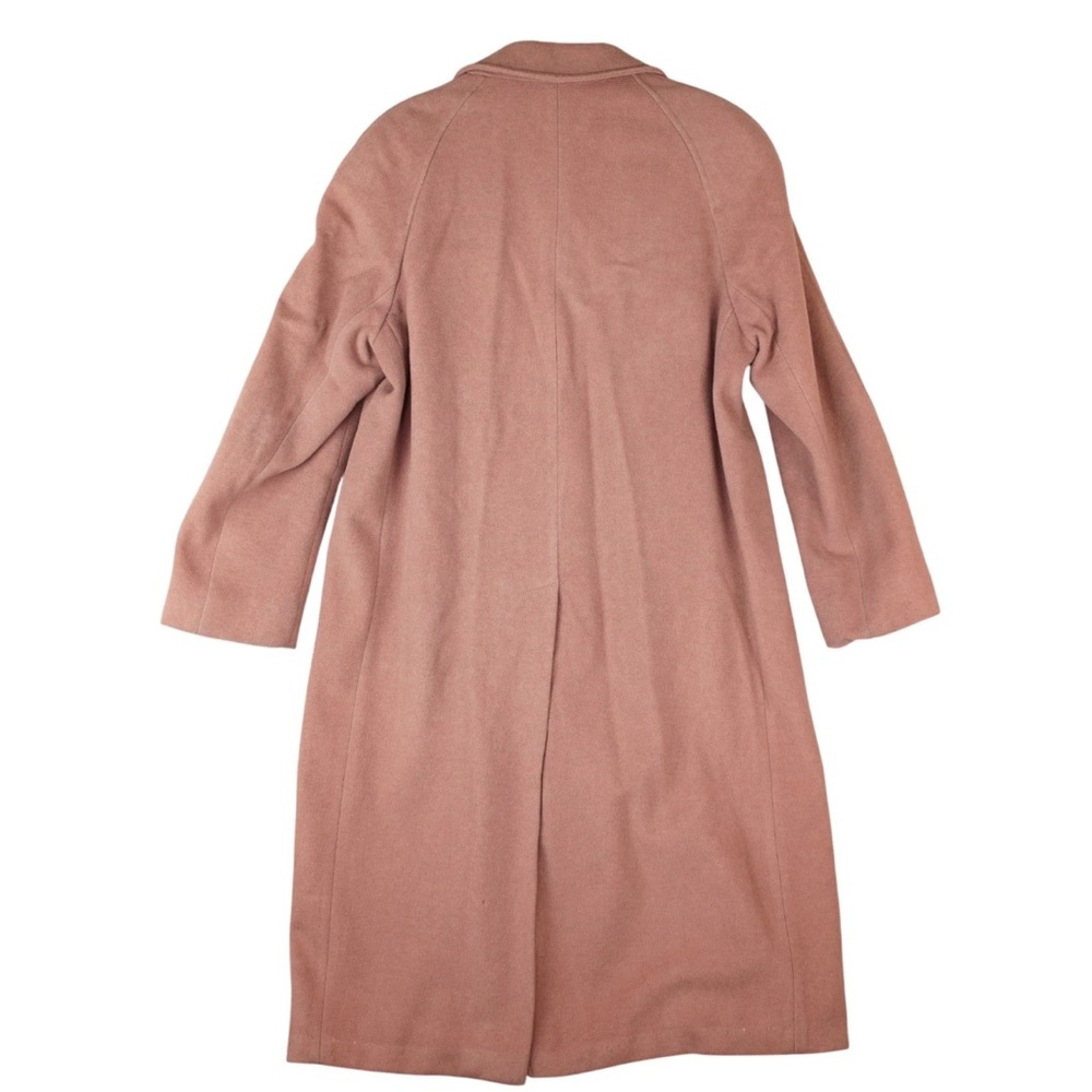 Vintage Barneys New York By American Craftsmen Pure Wool Overcoat Mens 36 Pink - Picture 5 of 15